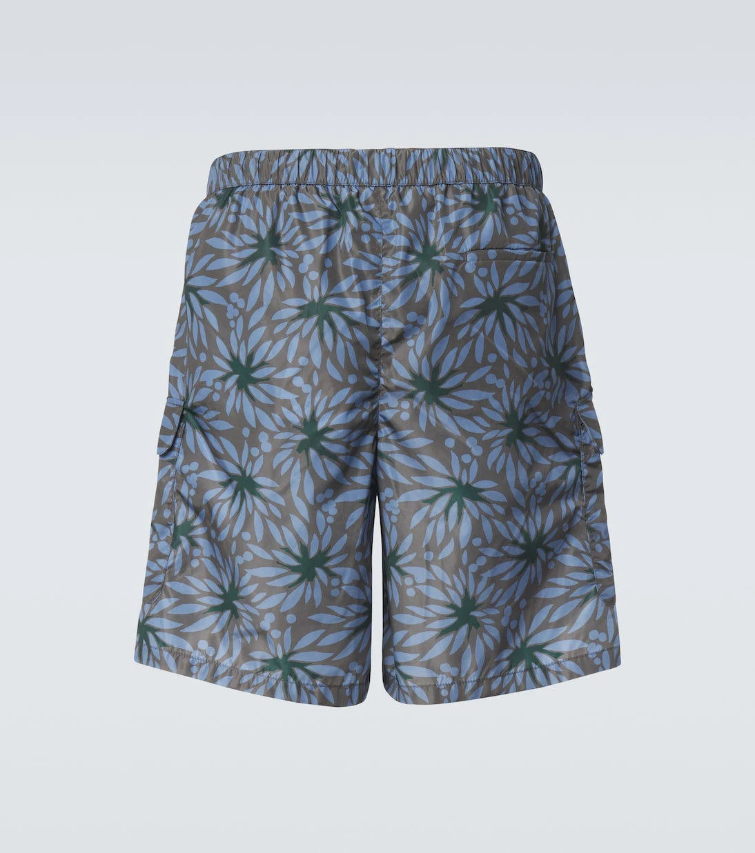 Prada - Re-Nylon floral swim trunks