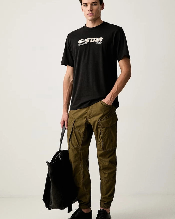 G-Star erkek pamuklu Cargo 3D regular tapered cuffed pantolon