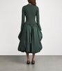 Green Knitted Kenlie Midi Dress