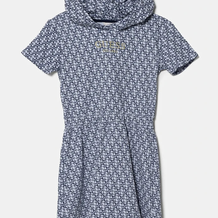 Детска памучна рокля Guess