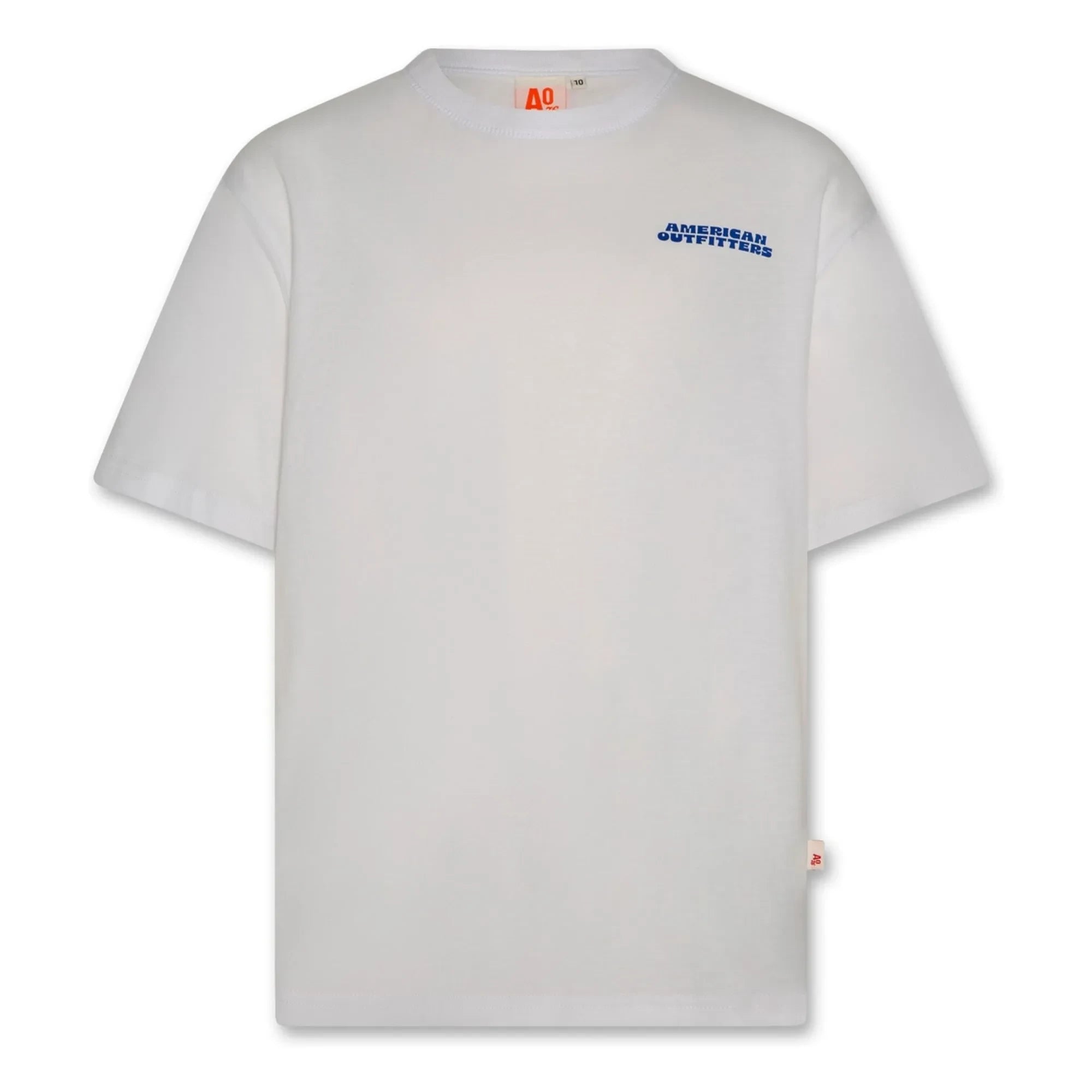 AO76 - Silas Burger T-shirt Recycled cotton | White