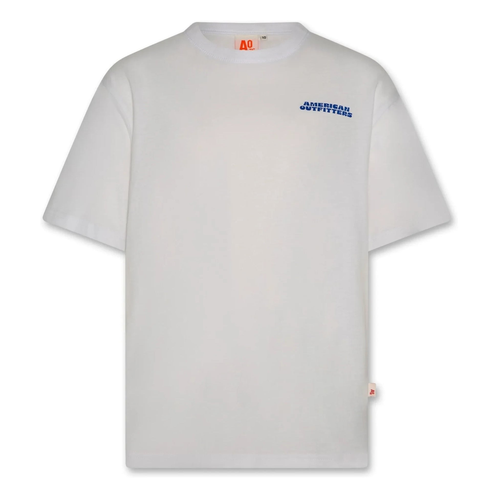AO76 - Silas Burger T-shirt Recycled cotton | White