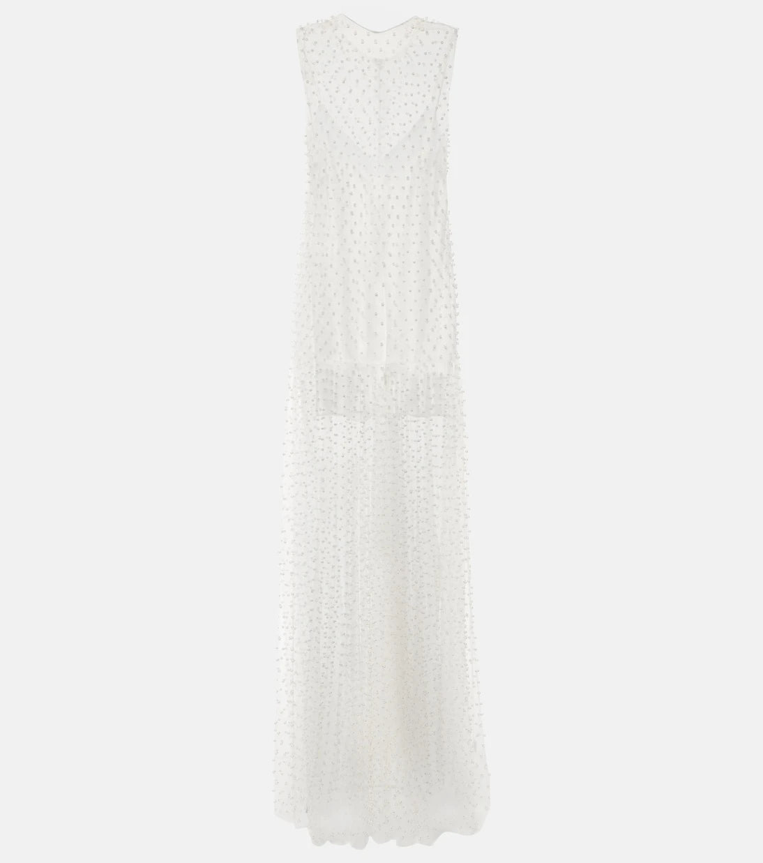 Norma Kamali - Embellished mesh gown
