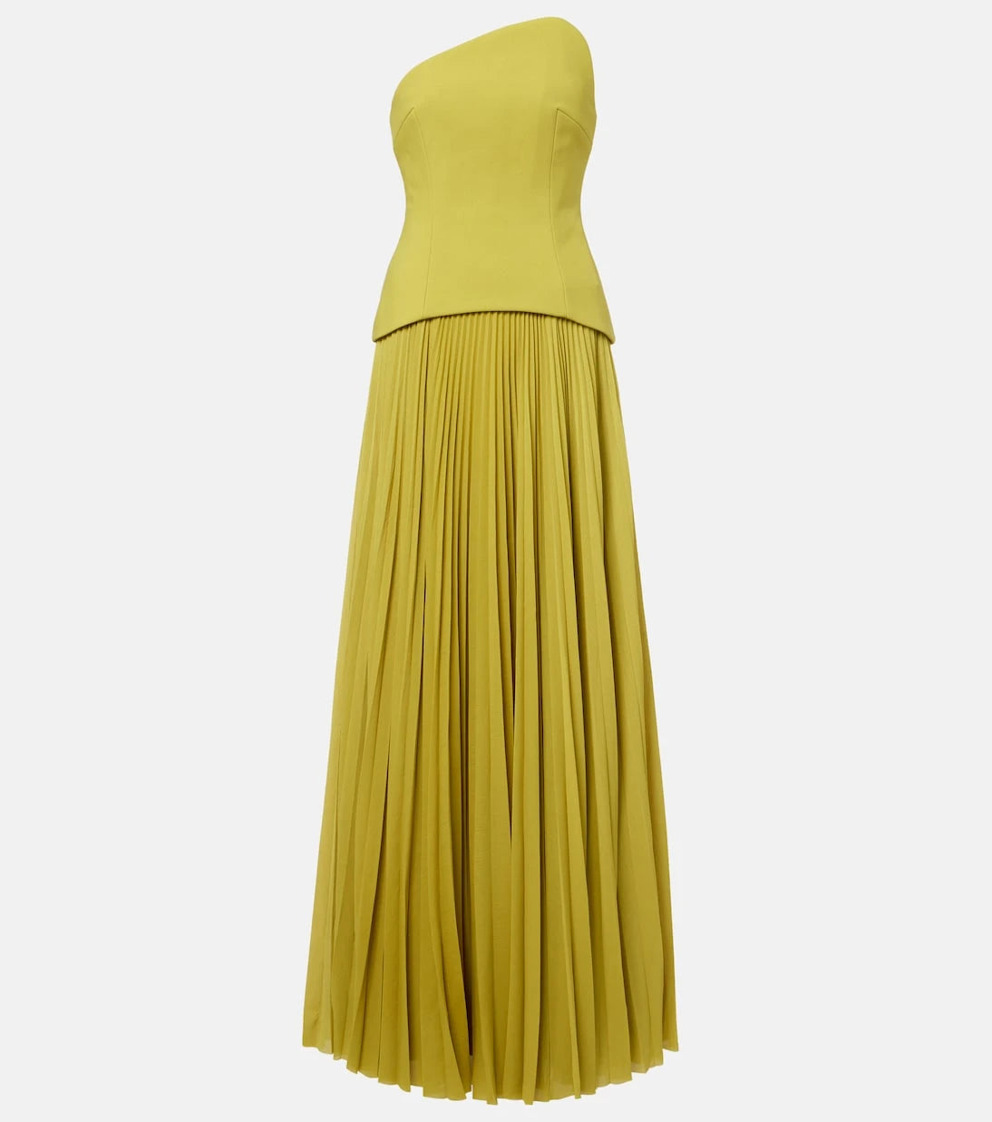 Solace London - Britt plissé maxi dress