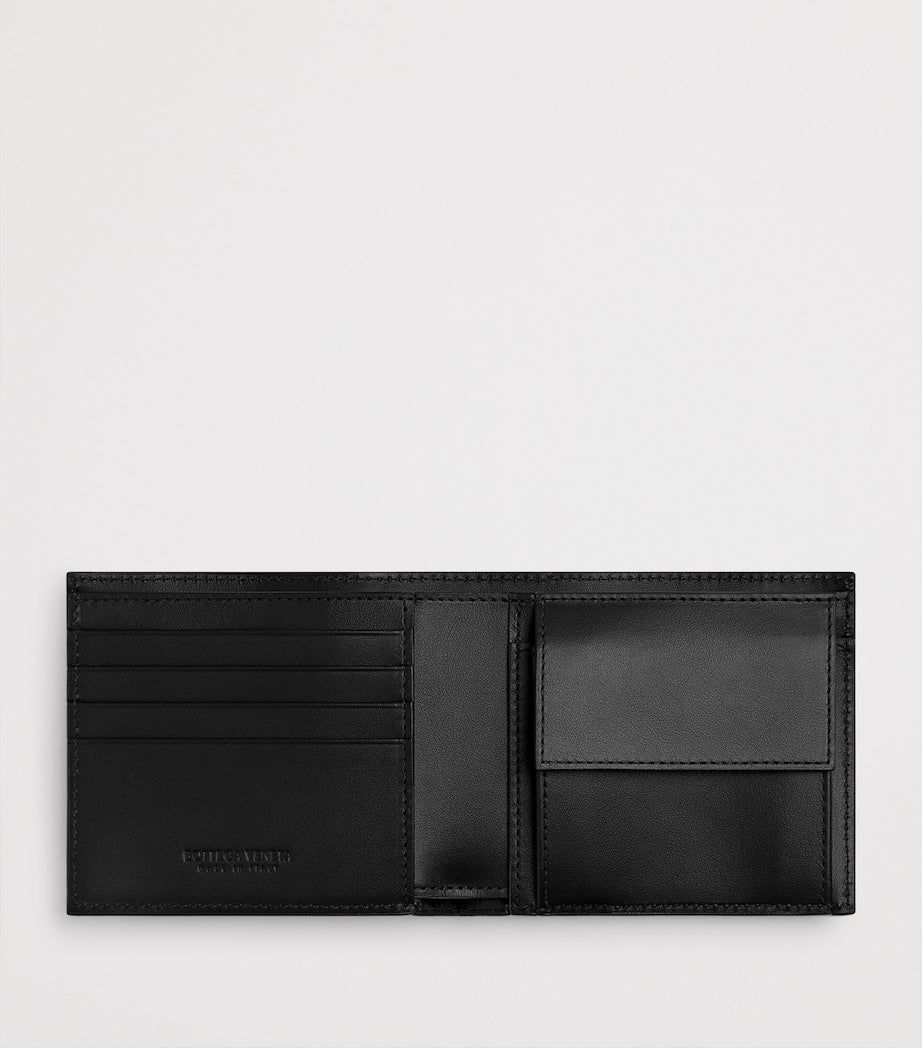 Leather Intrecciato Bifold Wallet