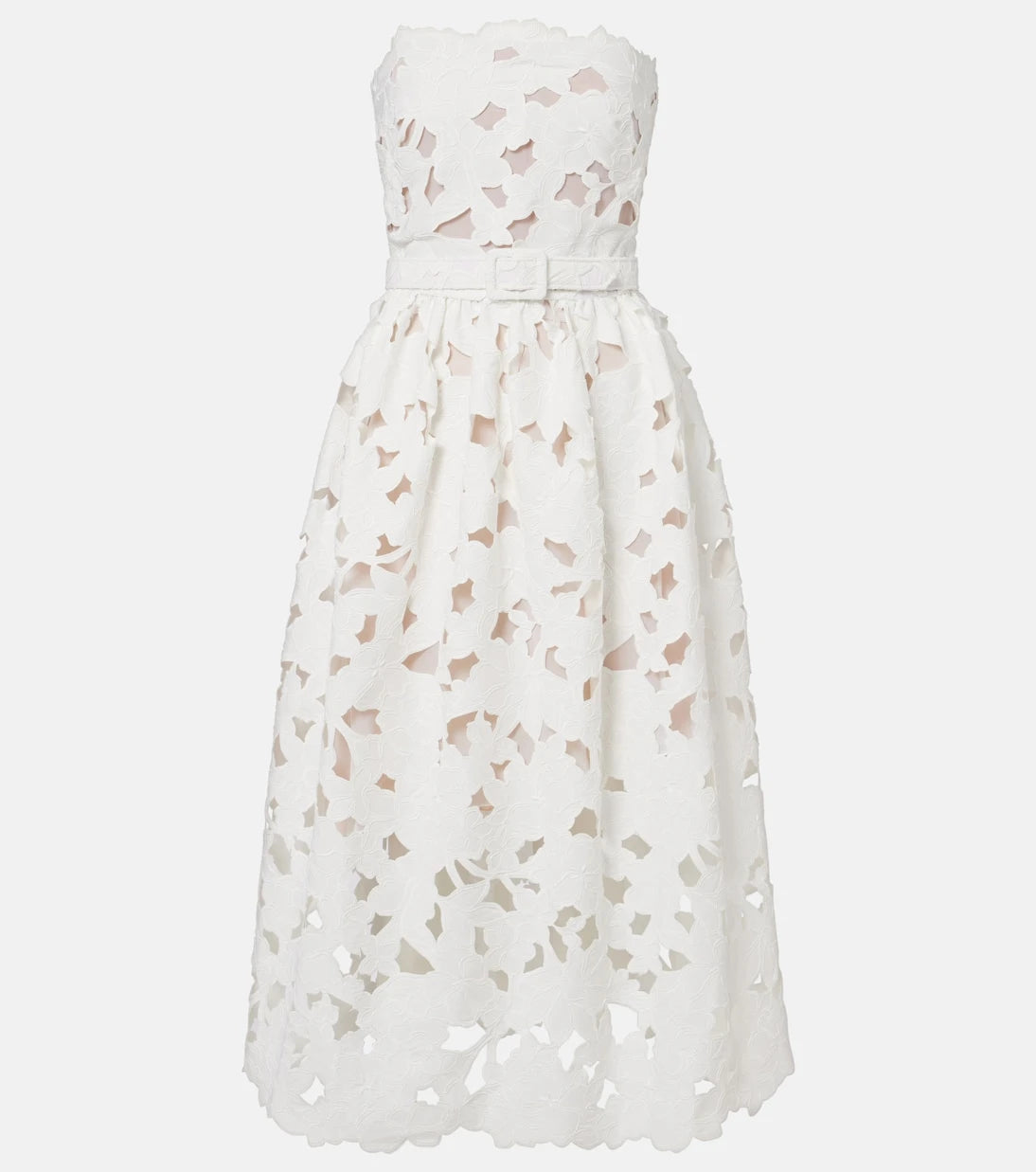 Oscar de la Renta - Lace bustier dress