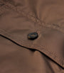 Brown Pocket-Detail Bomber Jacket