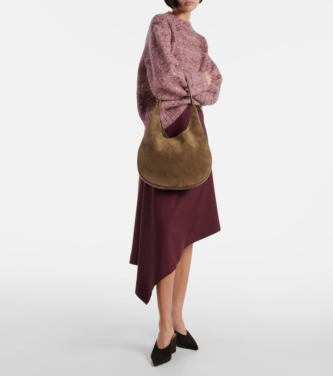 Savette - Florence Medium suede shoulder bag