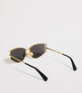 Max Mara Black Metal Cat-Eye Sunglasses