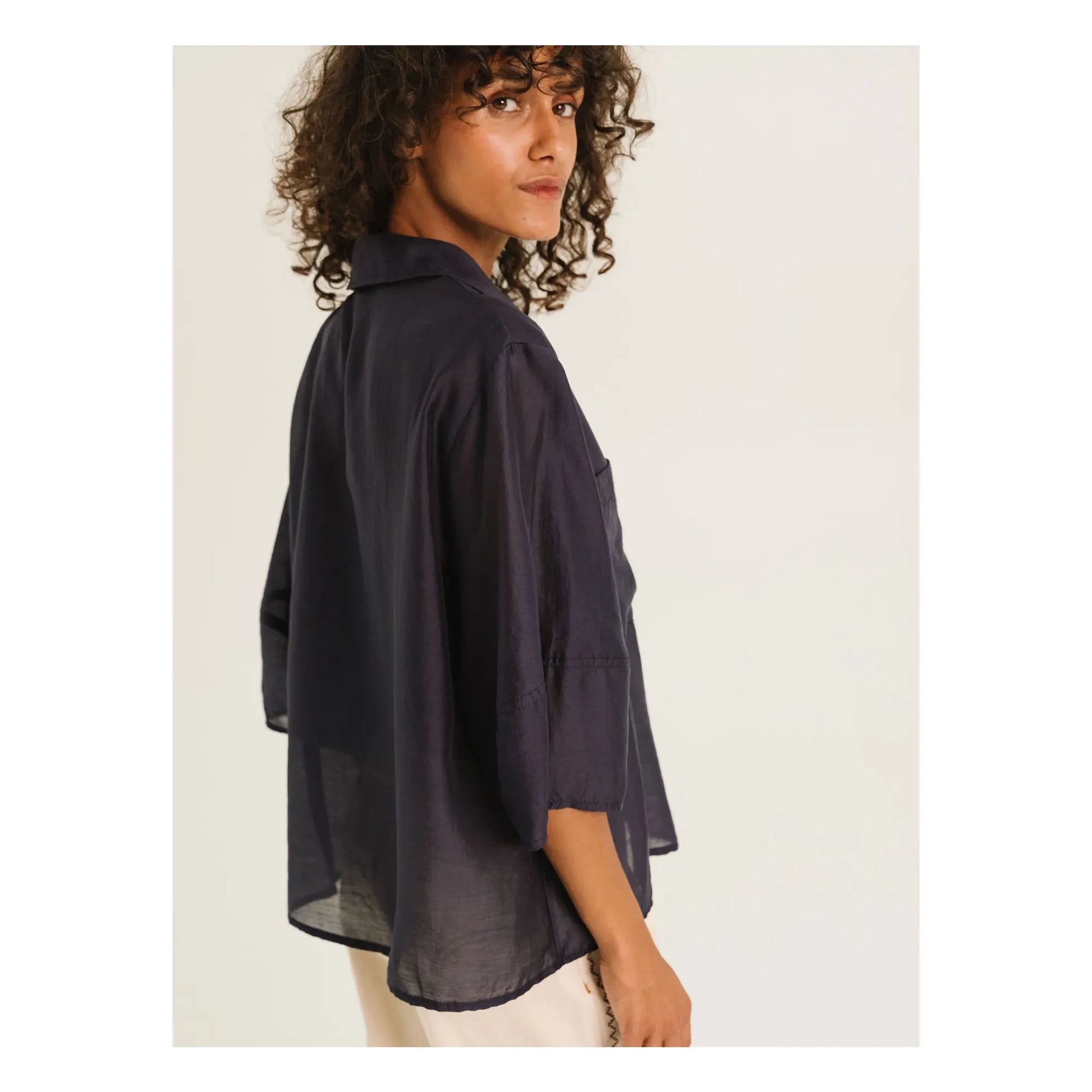 Tinsels - Eather shirt | Midnight blue