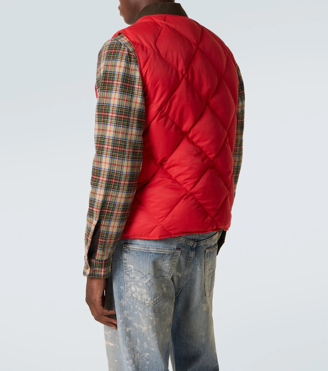 RRL - Quilted twill vest
