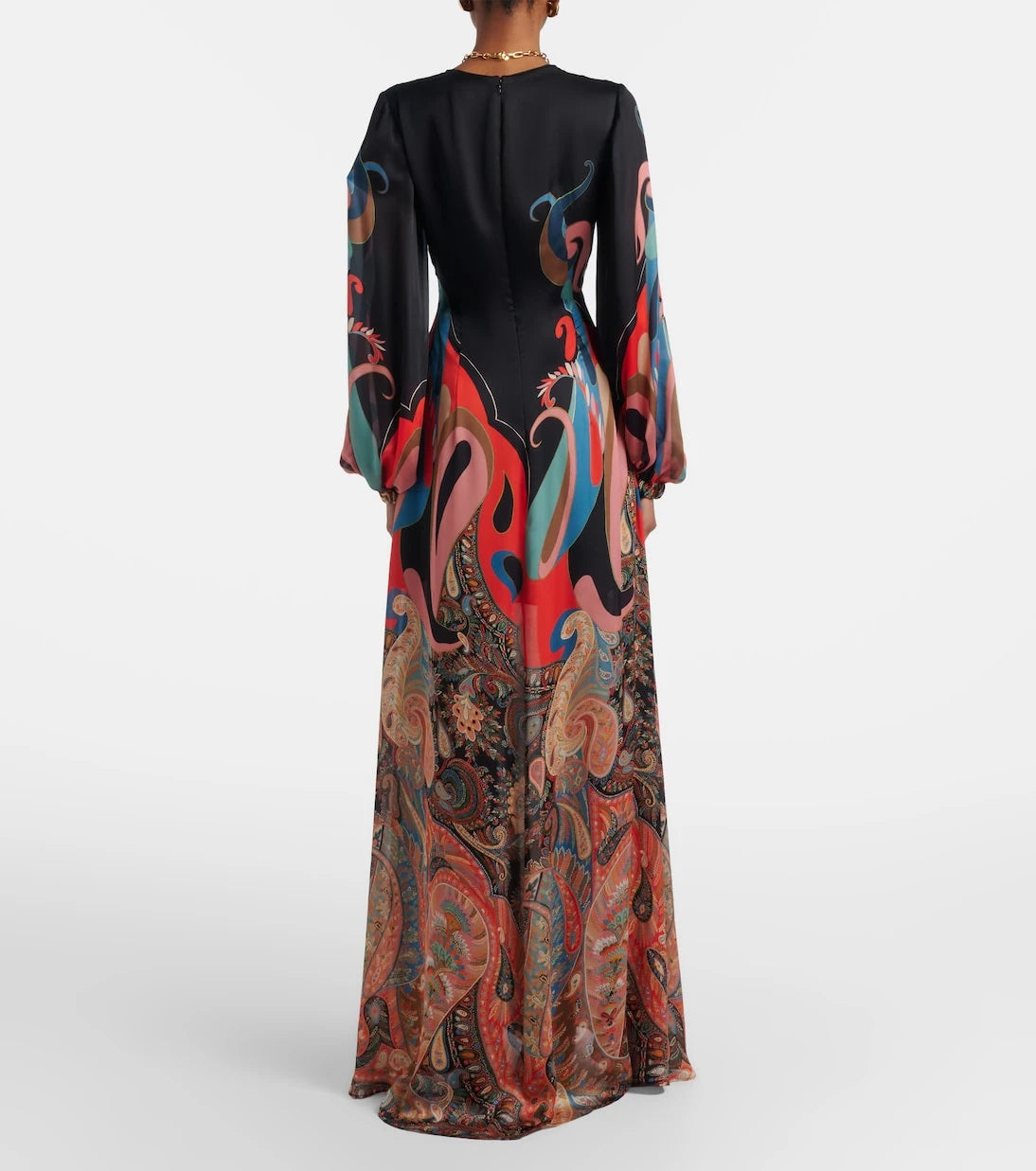Etro - Paisley silk gown