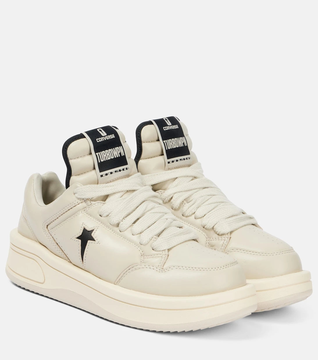 Rick Owens - x Converse Turbowpn leather sneakers