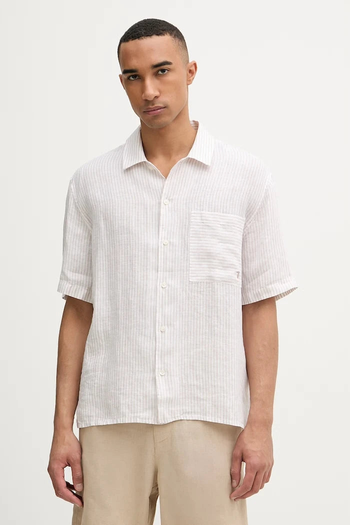 Trussardi Erkek Keten Gömlek