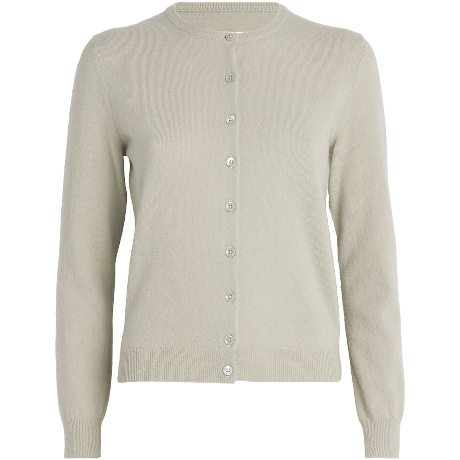 Green Virgin Wool Cardigan