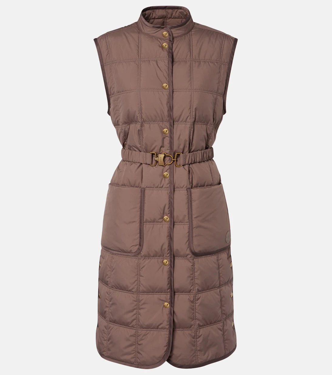 Moncler - Cygnette belted quilted down vest