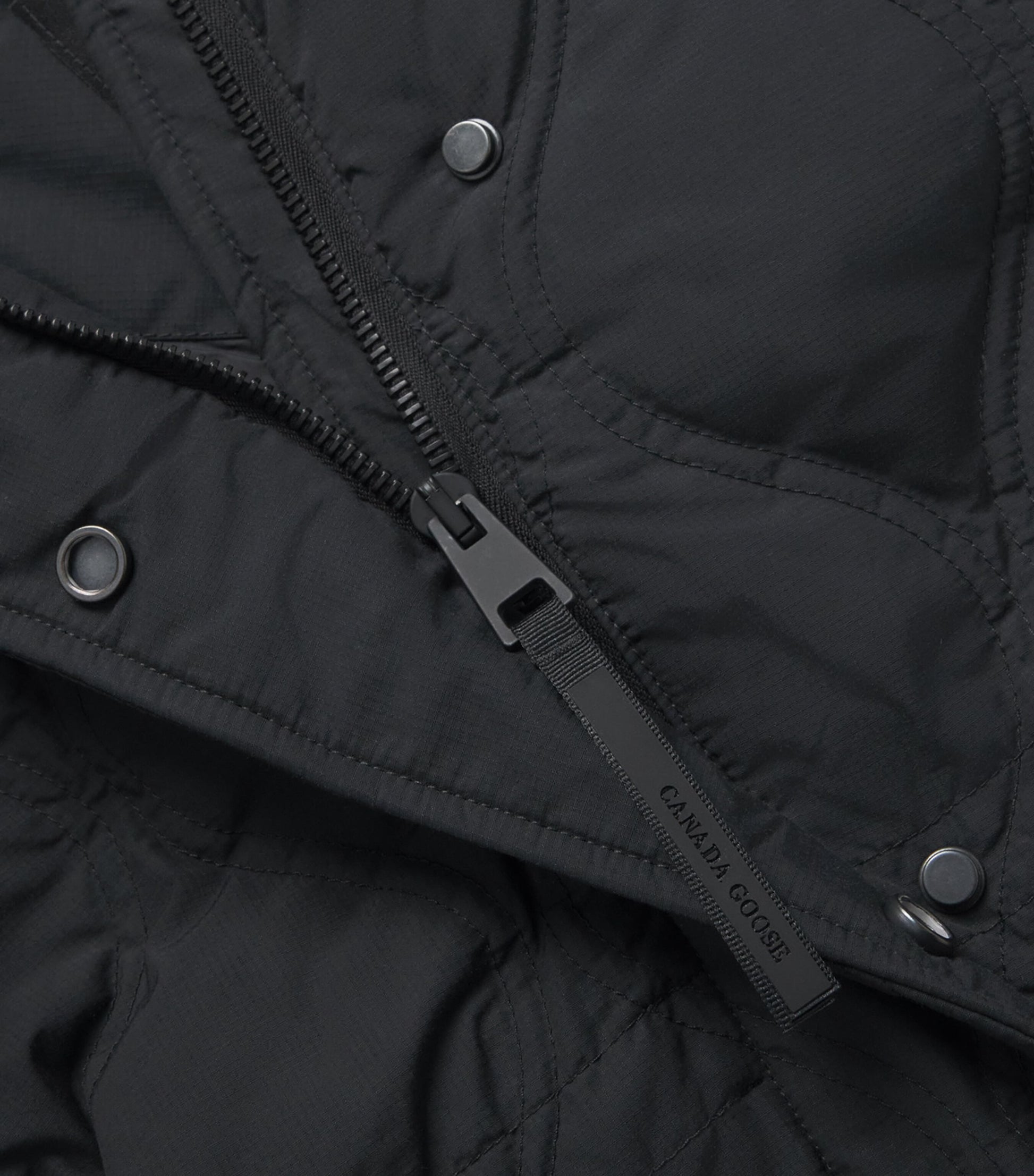 Canada Goose Black Quilted Alessia Down Jacket