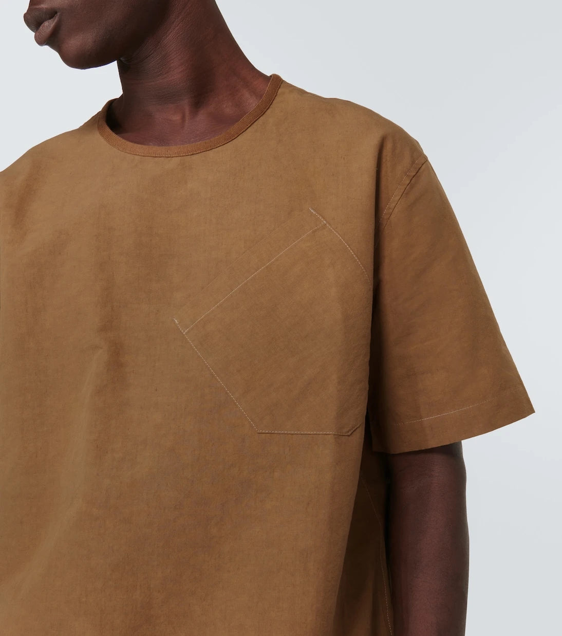 Ranra - Rafn cotton and linen-blend T-shirt