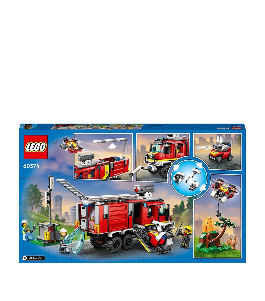 City Fire Command Unit Truck Toy 60374