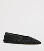Le Monde Beryl Black Crystal-Embellished Luna Flats