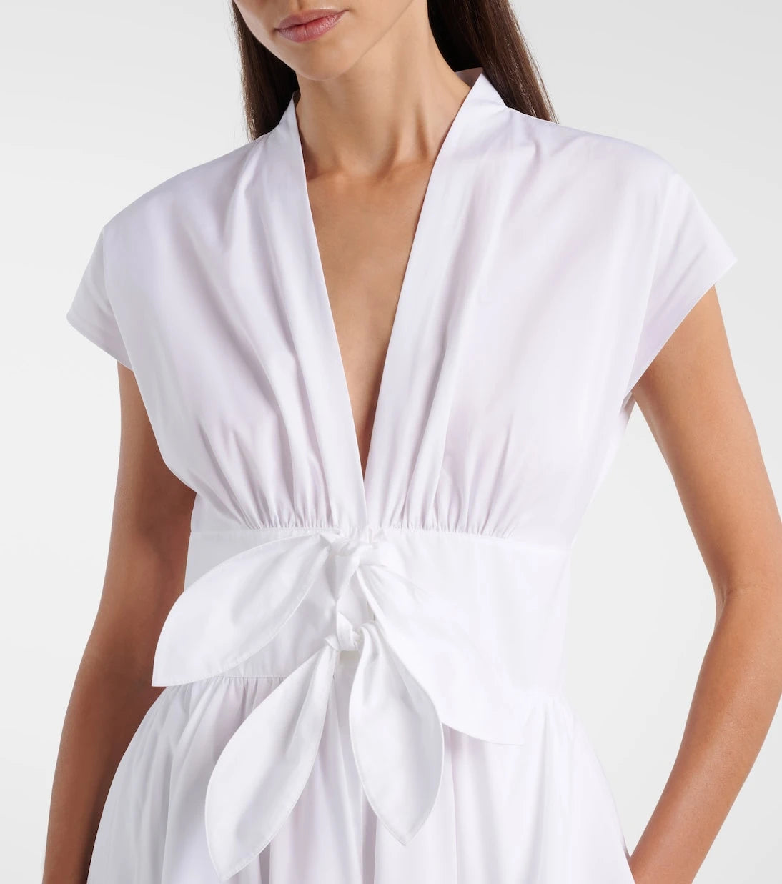 Alaïa - Cotton poplin midi dress