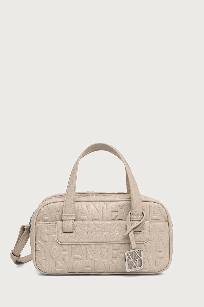 Armani Exchange kadın suni deri baguette çanta