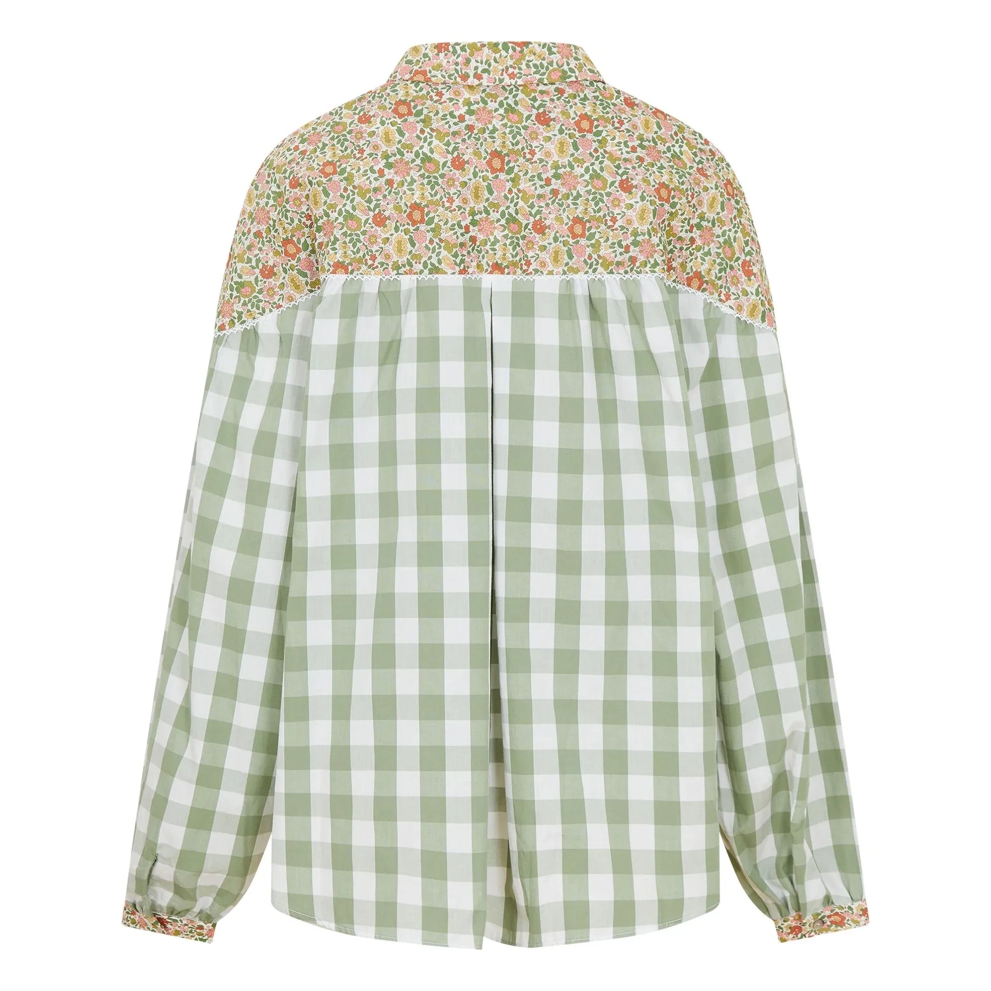 Paolina - Paolina x Smallable - Lisa blouse | Khaki