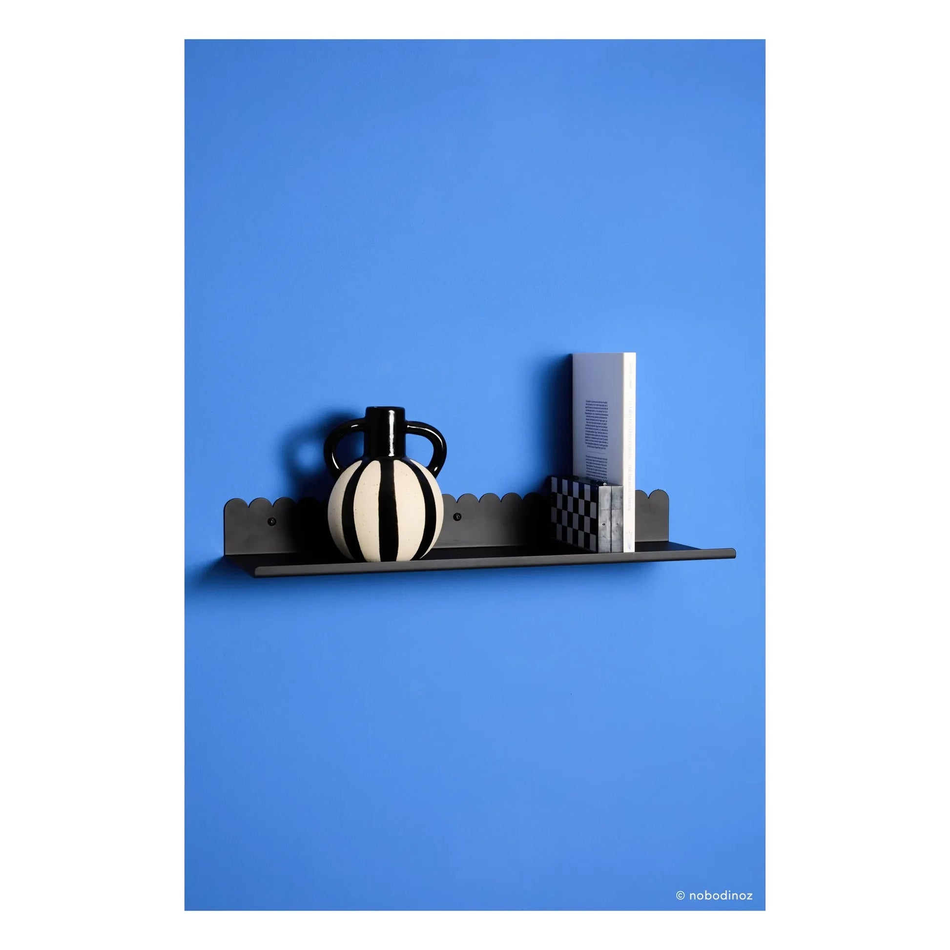 Nobodinoz - Vibes wall shelf 50x16 cm | Black