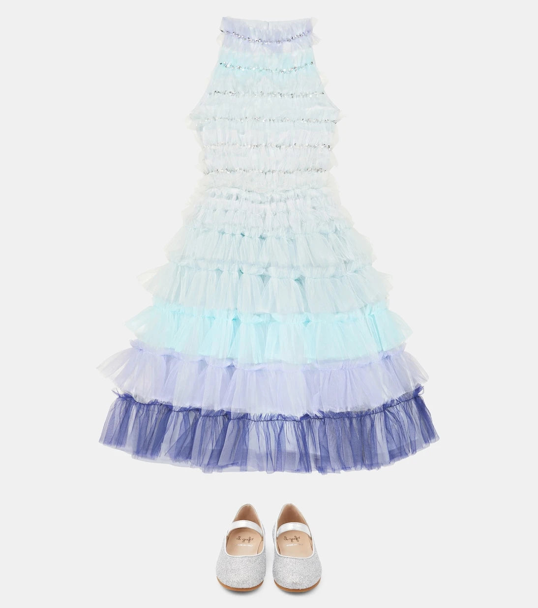 Tutu Du Monde - Blue Jean tulle dress