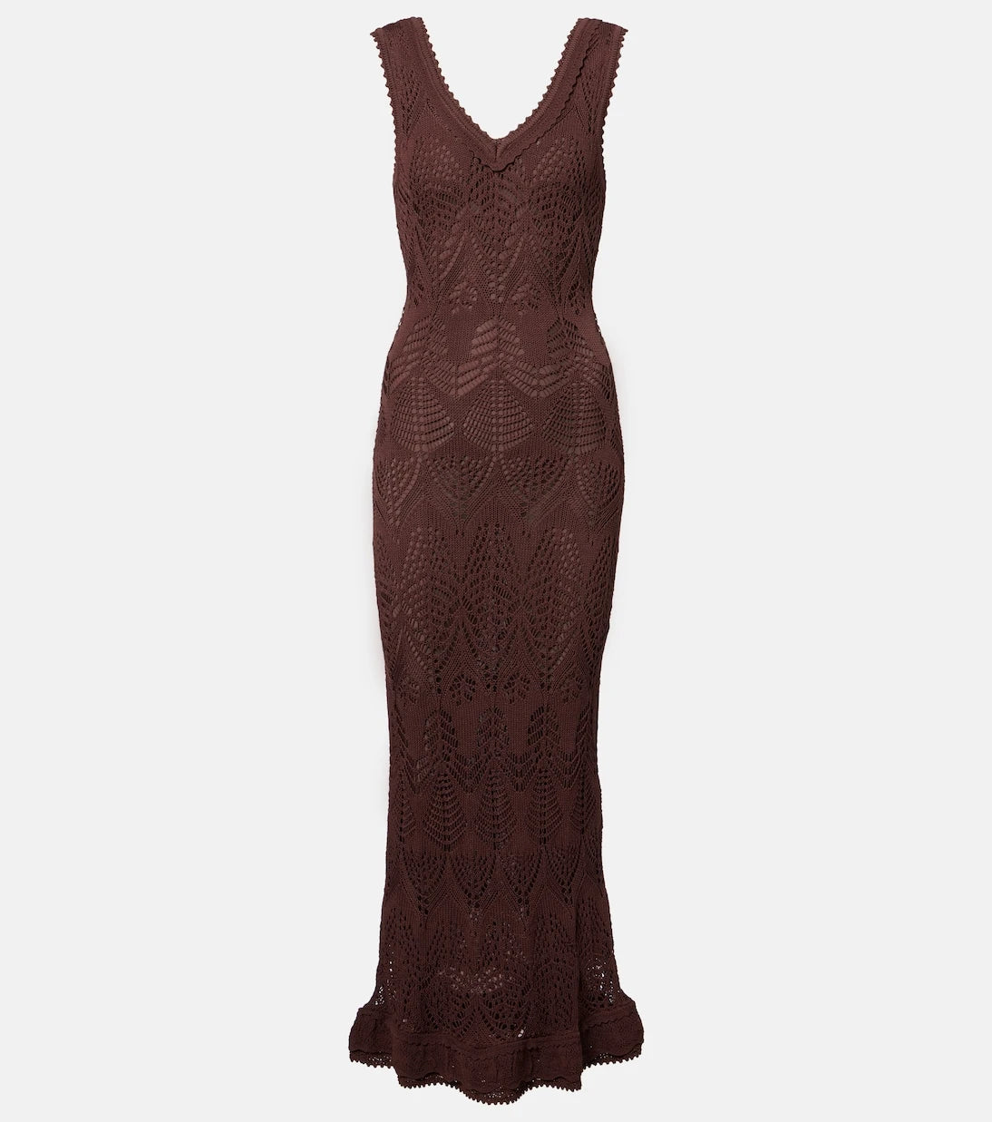 Staud - Roan open-knit midi dress