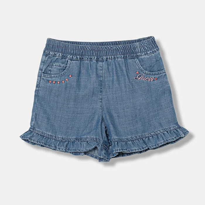 Guess çocuklar için denim şort