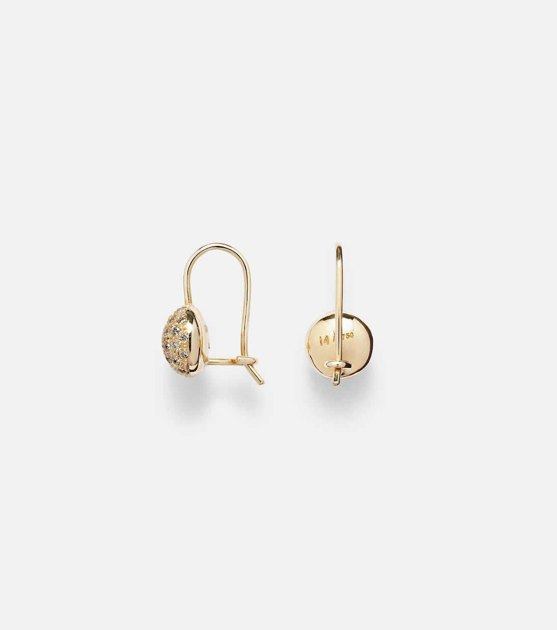 Ileana Makri - Sphere 18kt gold earring with diamonds