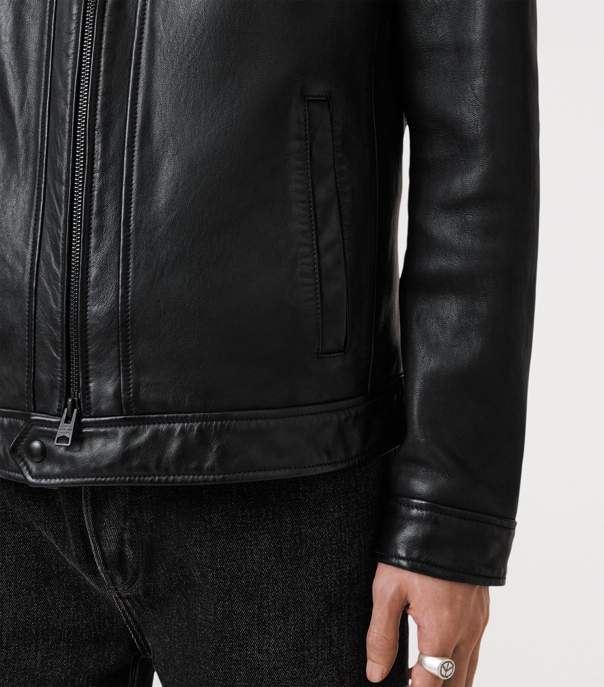Black Leather Luck Jacket