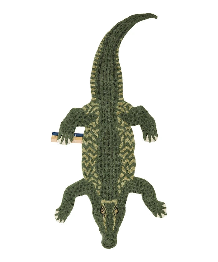Вълнен килим Doing Goods Coolio Crocodile 202 x 89 cm