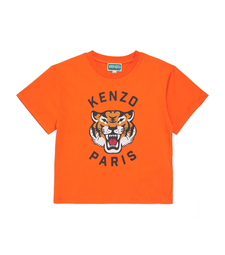 Kenzo Kids Cotton Logo T-Shirt (2-14 Years)