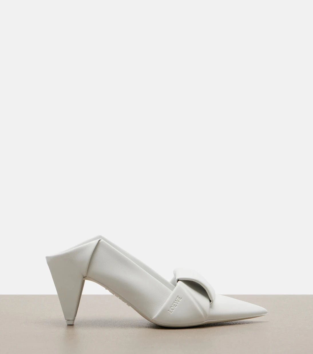 Loewe - Origami leather mules