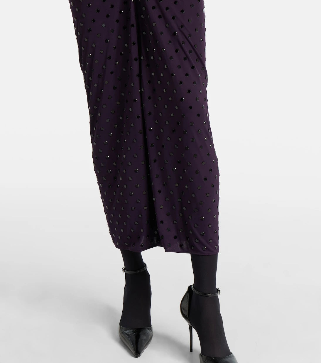Alaïa - Embellished midi dress
