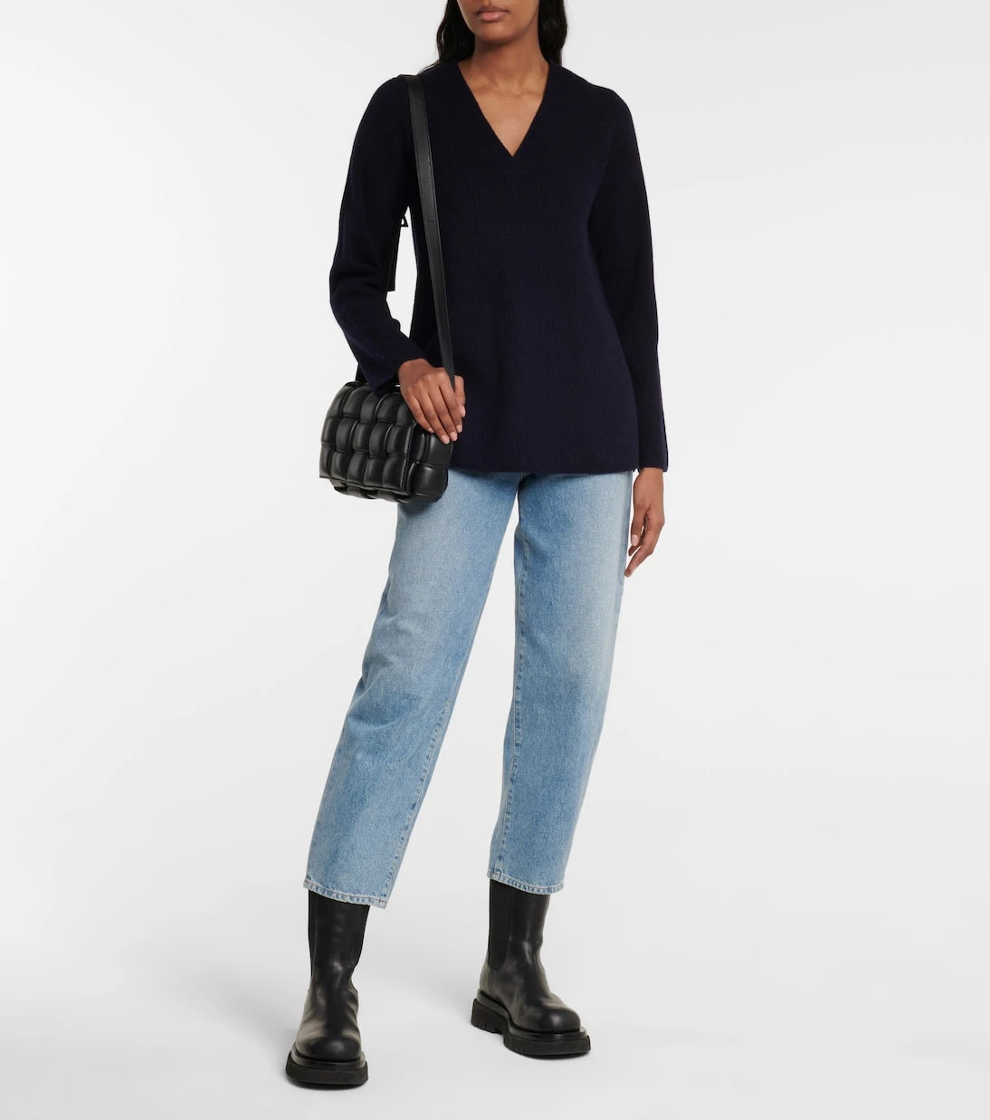 Vince - Ribbed-knit wool and cashmere sweater
