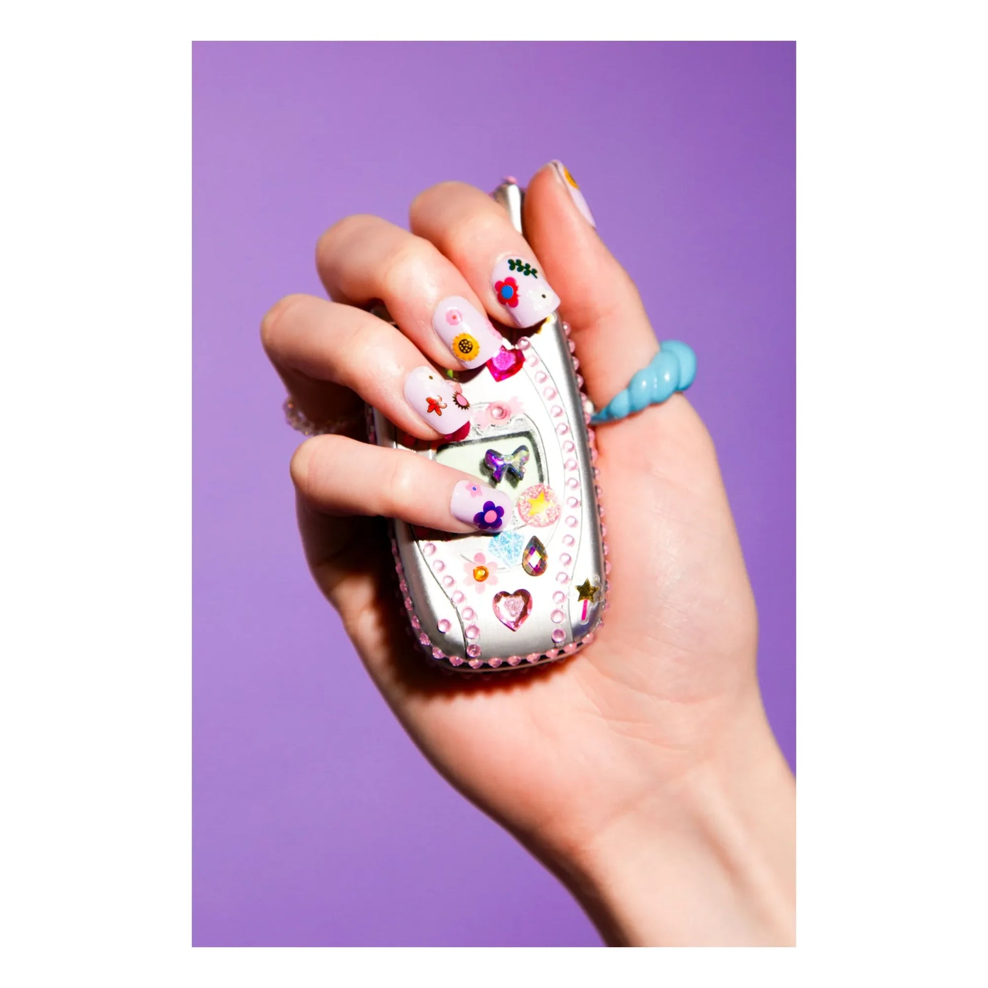 Omy - Flower nail stickers