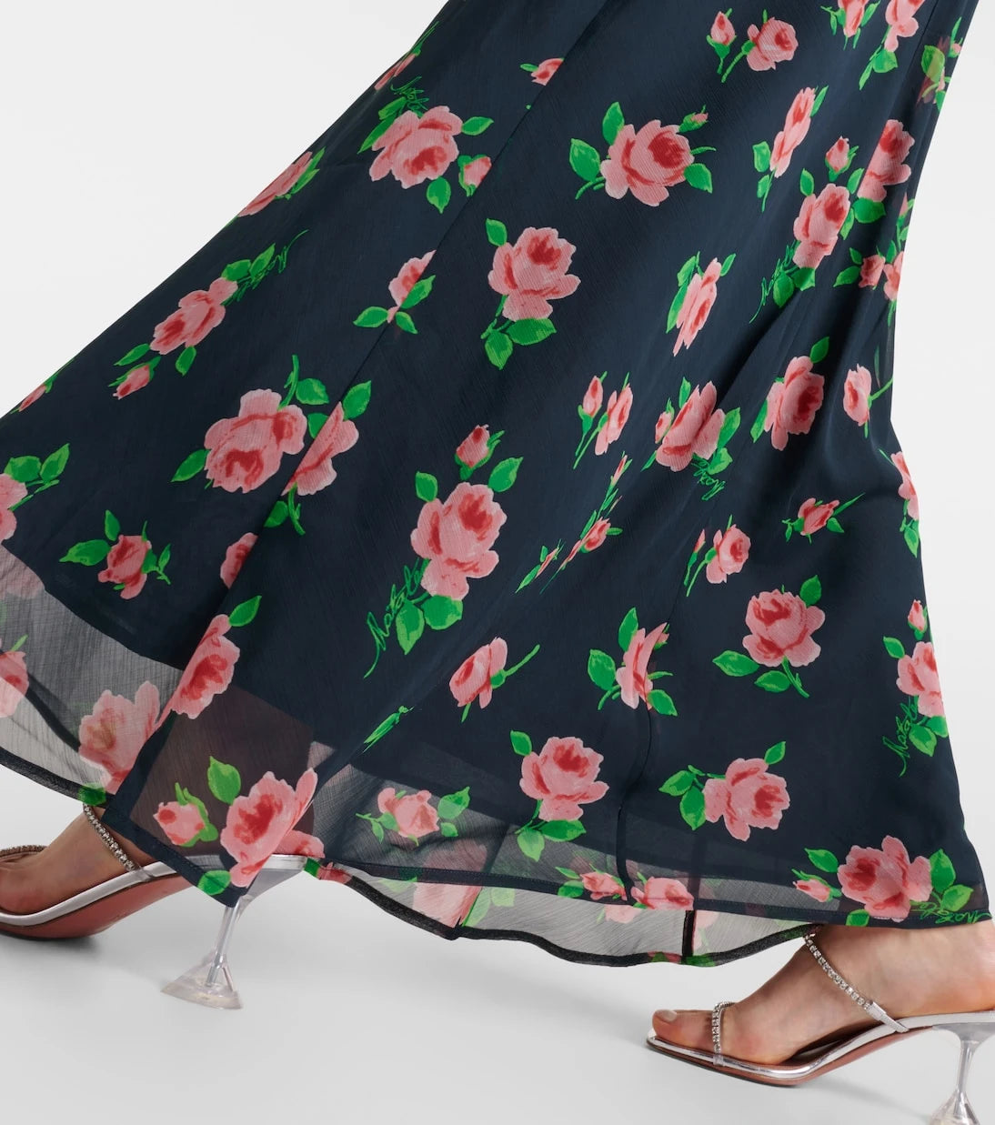 Rotate - Tazzy floral open-back slip dress
