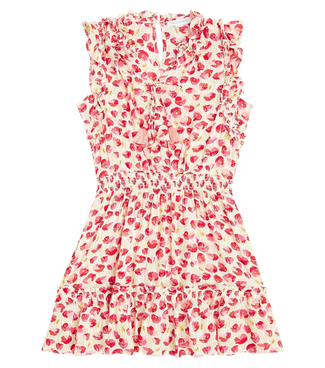 Poupette St Barth Kids - فستان Triny المطبوع