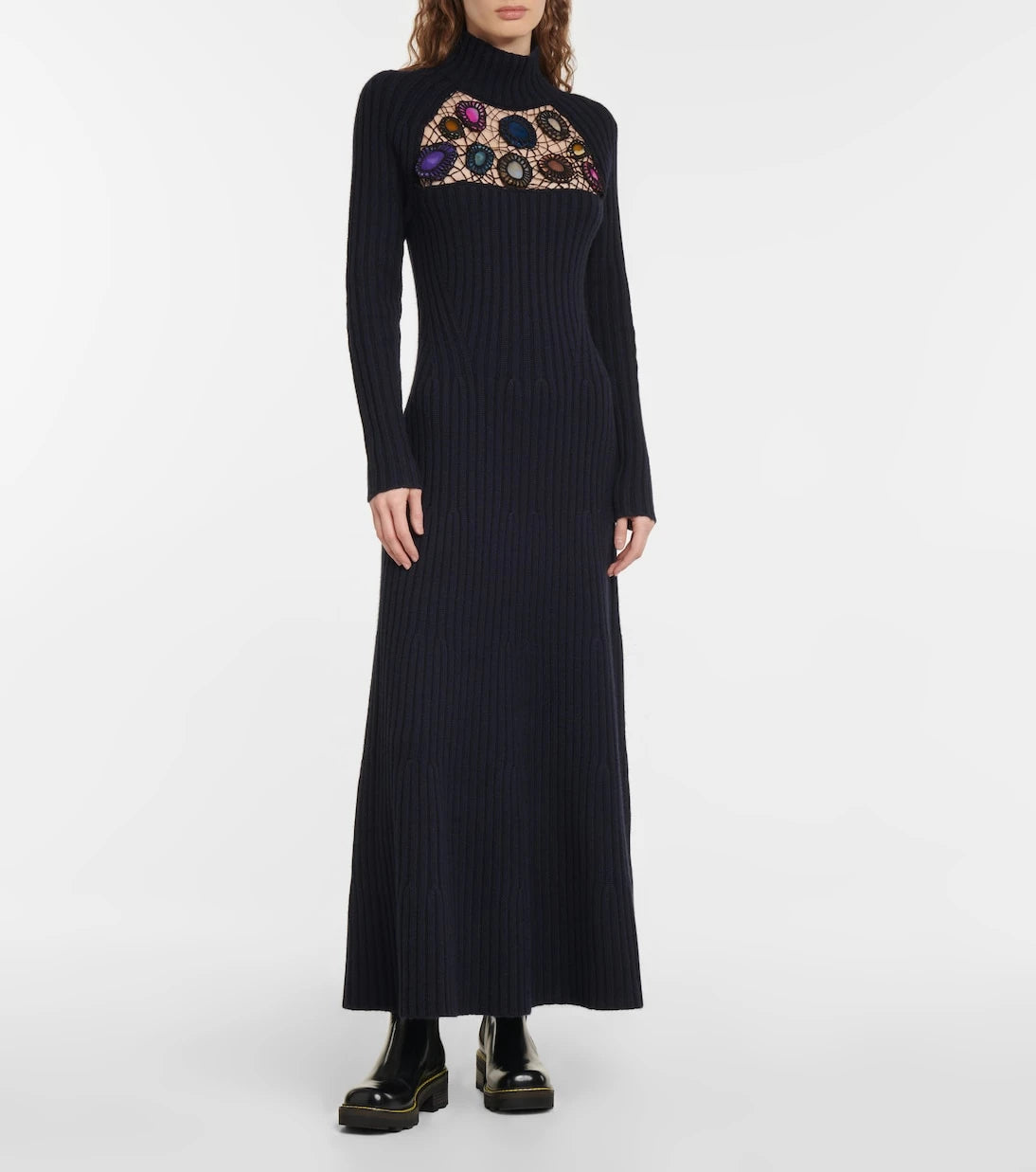 Gabriela Hearst - Juana embellished cashmere dress