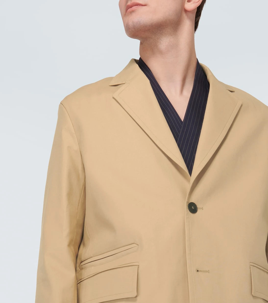 Lanvin - Deconstructed cotton-blend blazer