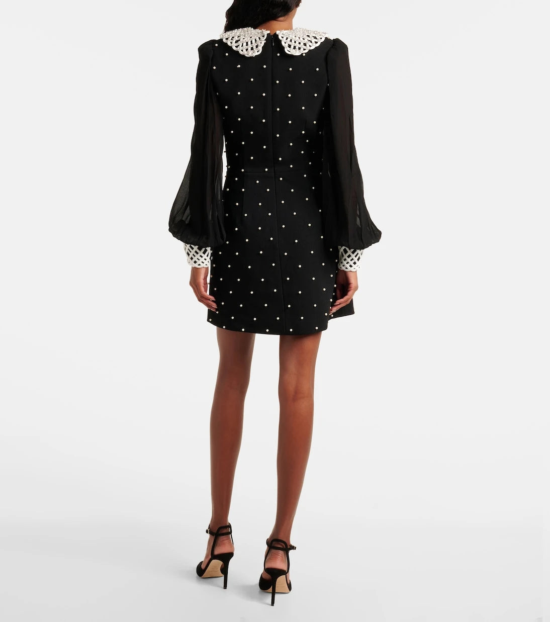 Rebecca Vallance - Alivia embellished crêpe minidress