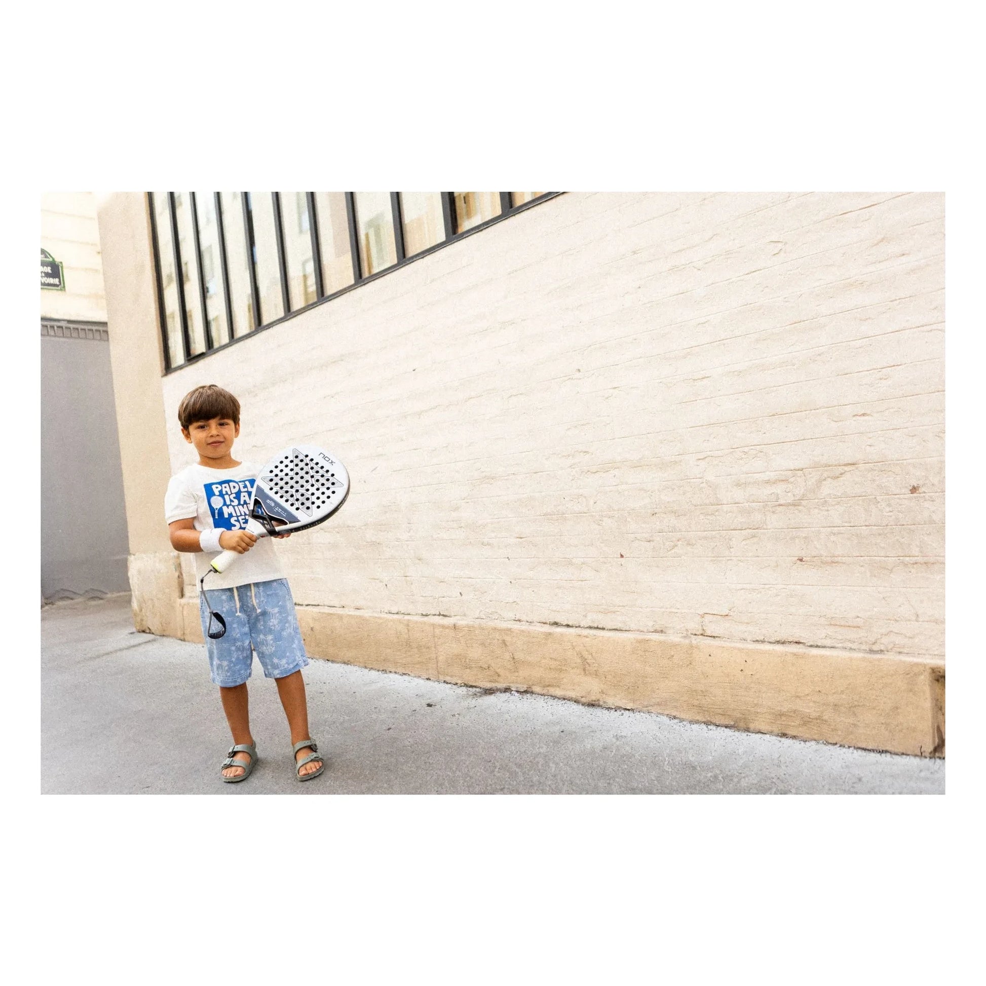 Louis Louise - Tom Padel T-shirt | White