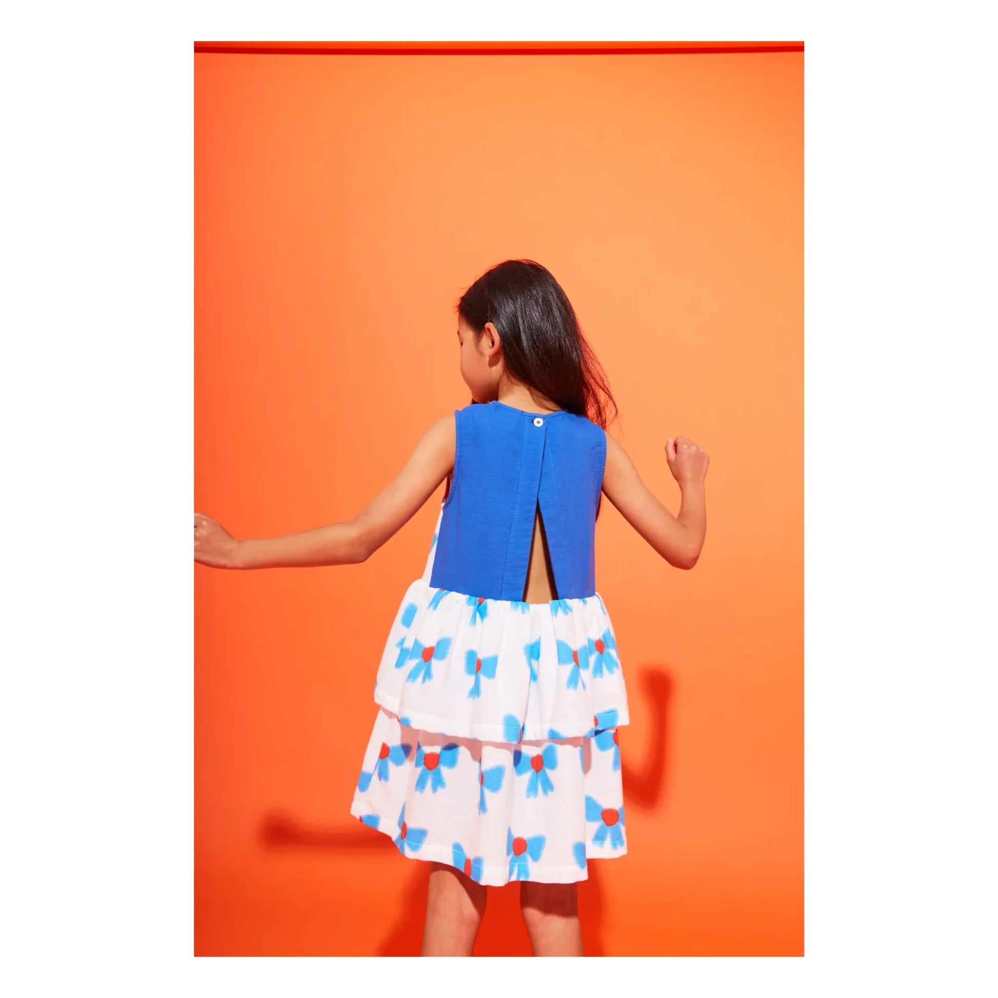Wynken - Organic Cotton Knot Dress | Ecru