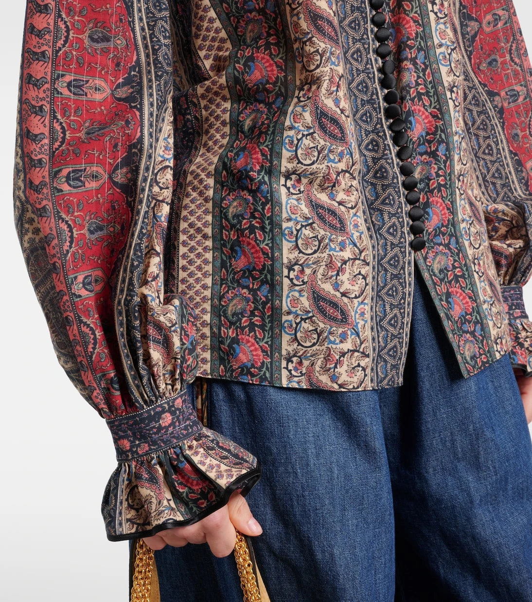 Valentino - Paisley cotton muslin blouse