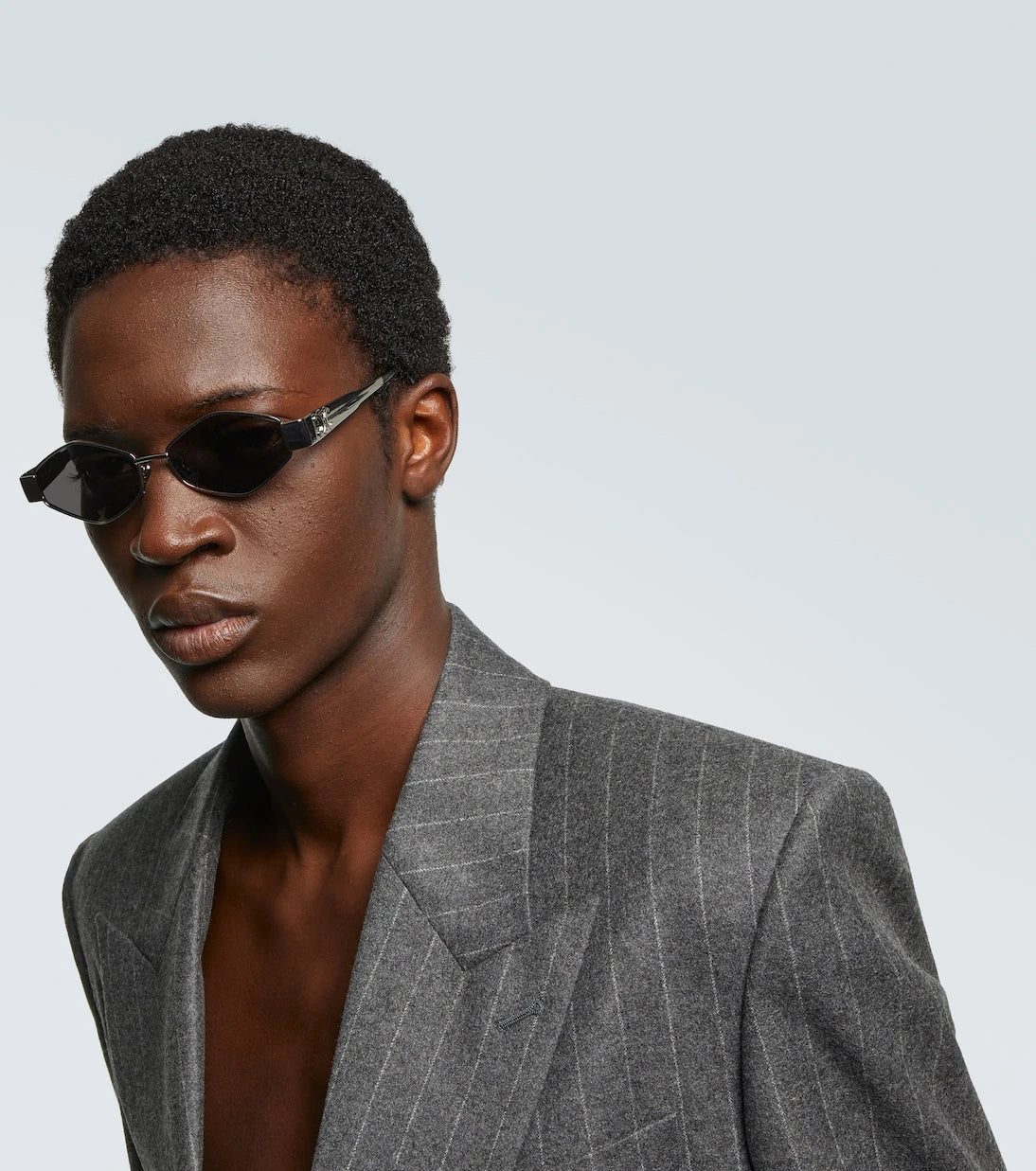 Celine Eyewear - Triomphe Metal 02 hexagonal sunglasses