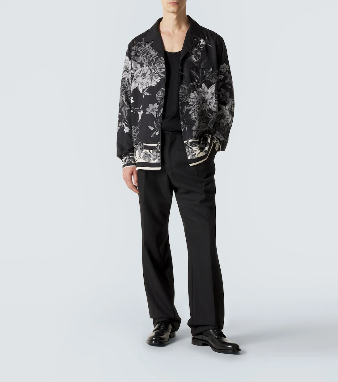 Dolce&Gabbana - Floral polka-dot silk shirt
