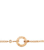 Rose Gold and Diamond LOVE Chain Bracelet